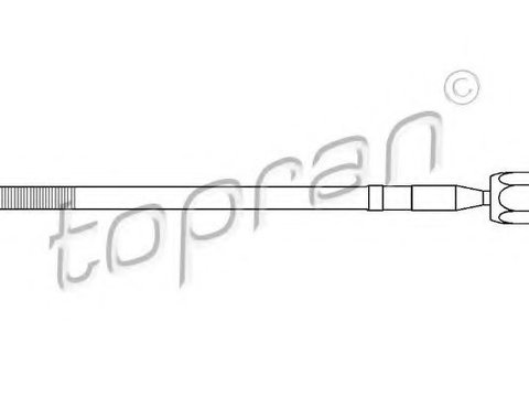 Articulatie axiala, cap de bara FORD TRANSIT Van (E_ _) (1991 - 1994) TOPRAN 301 391