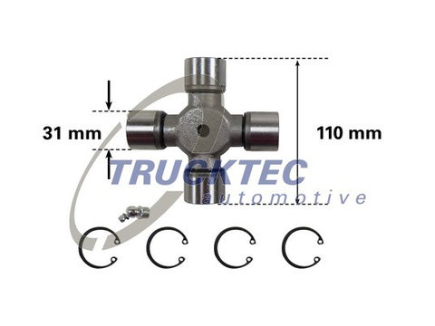 Articulatie, cardan (0134038 TRU) MERCEDES-BENZ