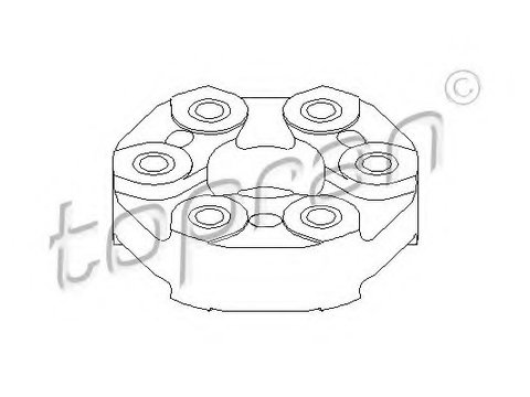 Articulatie cardan 200 788 TOPRAN pentru Opel Omega Opel Senator