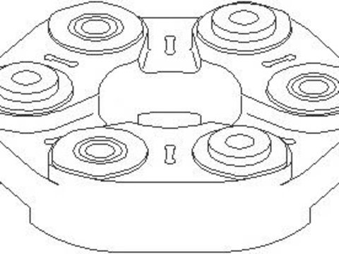 Articulatie, cardan BMW 1 (E81), BMW 3 limuzina (E90), BMW 3 Touring (E91) - TOPRAN 501 591