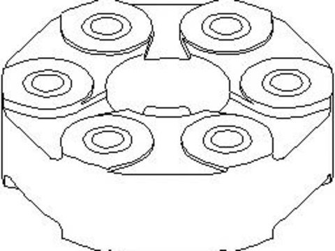 Articulatie, cardan BMW 3 Compact (E36), BMW 3 limuzina (E36), BMW 3 cupe (E36) - TOPRAN 500 289