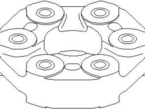 Articulatie, cardan BMW 3 limuzina (E30), BMW 3 Touring (E30), BMW 3 Compact (E36) - TOPRAN 500 293