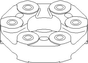 Articulatie, cardan BMW 5 Touring (E34), BMW 7 limuzina (E32), BMW 7 limuzina (E38) - TOPRAN 500 292