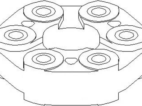 Articulatie, cardan BMW 5 Touring (E34), BMW 7 limuzina (E32), BMW 7 limuzina (E38) - TOPRAN 500 291