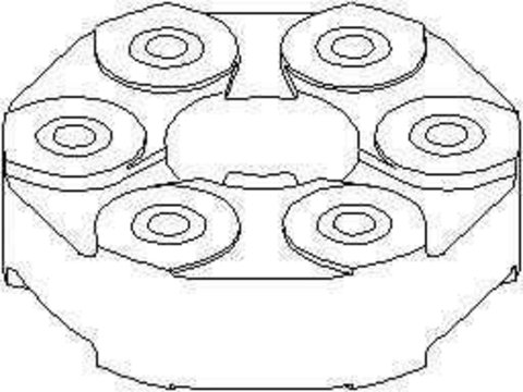 Articulatie cardan BMW Seria 3 (E36) TOPRAN 500 288