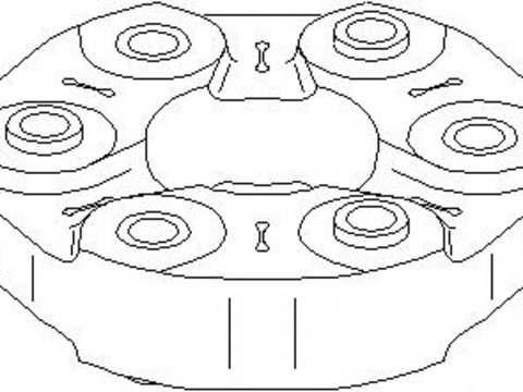 Articulatie, cardan FORD TRANSIT bus (FD_ _, FB_ _, FS_ _, FZ_ _, FC_ _), FORD TRANSIT Van (FA_ _), FORD TRANSIT platou / sasiu (FM_ _, FN_ _) - TOPRA