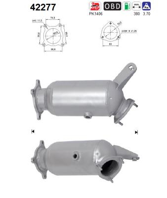 AS Catalizator 42277 pentru masina AUDI A6 C8 (4A2) DKNA; DLHA 1984cc 245cp 180kW 2018 2019 2020 2021 2022 2023
