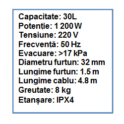 Aspirator Industrial 30l. (uscat) Jbm 51837