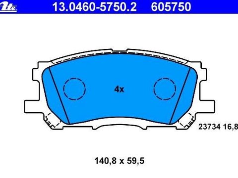 Ate set placute frana fata pt lexus rx