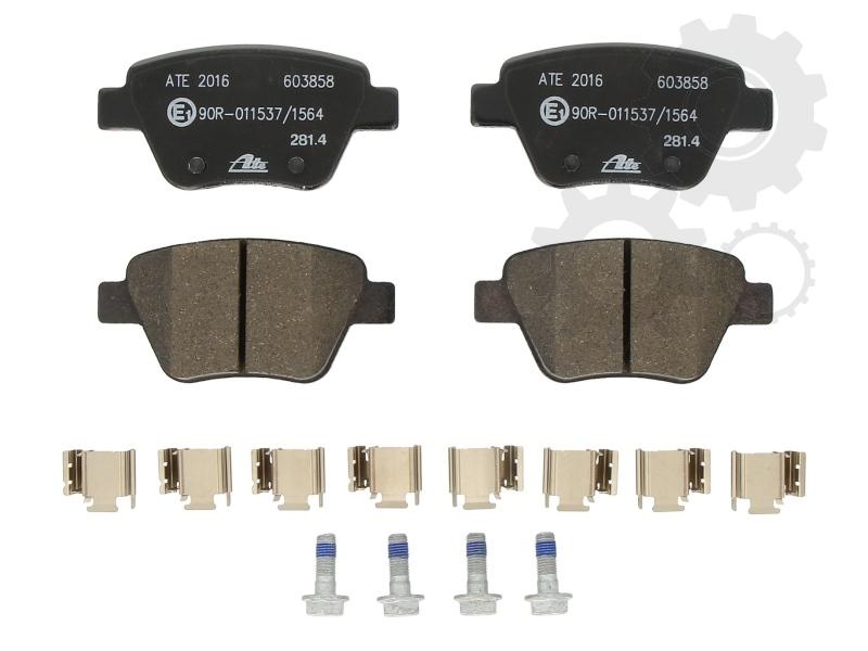 Ate set placute frana spate pt audi,seat,skoda,vw 