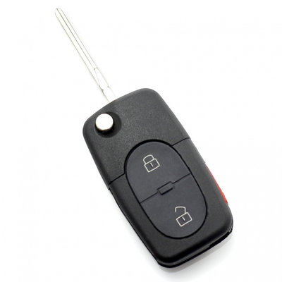 Audi - carcasă cheie tip briceag cu 2+1 butoane (