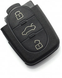 Audi - carcasa cheie cu 3 butoane baterie 1616 - C