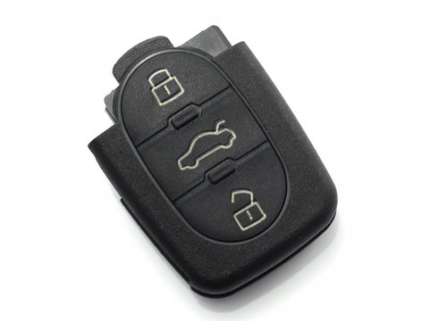 Audi - carcasa cheie cu 3 butoane, baterie 1616 - CARGUARD