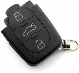 Audi - carcasa cheie cu 3 butoane baterie 2032 - C