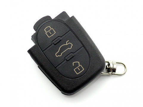 Audi - carcasa cheie cu 3 butoane, baterie 2032 - CARGUARD