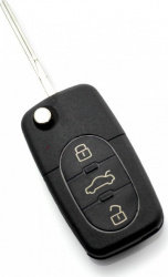 Audi - carcasa cheie tip briceag cu 3+1 butoane 1 