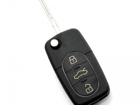 Audi - Carcasa cheie tip briceag cu 3 butoane - baterie 1616 - CARGUARD CC036 CARGUARD