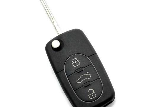 Audi - Carcasa cheie tip briceag cu 3 butoane - baterie 2032 - CARGUARD CC033 CARGUARD
