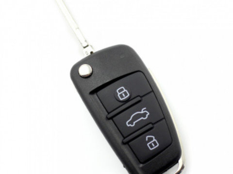 Audi model nou carcasă cheie tip briceag, cu 3 butoane
