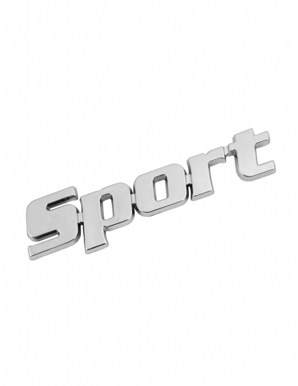 Autocolant 3D crom Sport LAM07203