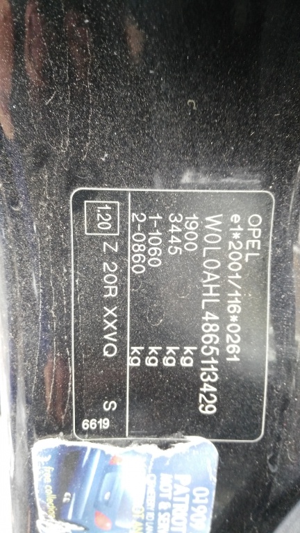 Ax came Opel Astra H 2007 Hatchback SRI 