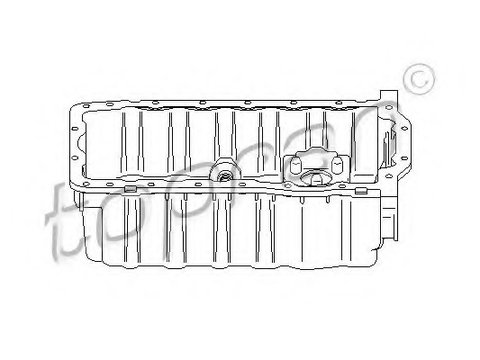 Baie de ulei 112 342 TOPRAN pentru Skoda Superb Vw Touran Audi A3 Vw Golf Vw Rabbit Vw Caddy Skoda Laura Skoda Octavia Vw Passat Vw Jetta Vw Vento Vw Bora