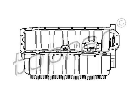 Baie ulei 112 323 TOPRAN pentru Skoda Octavia Skoda Laura Audi A3 Vw Golf Vw Jetta Vw Caddy Vw Touran Vw Rabbit Seat Altea Vw Vento Vw Passat