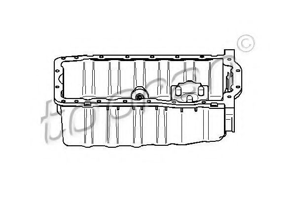 Baie ulei AUDI A3 (8L1) (1996 - 2003) TOPRAN 109 6