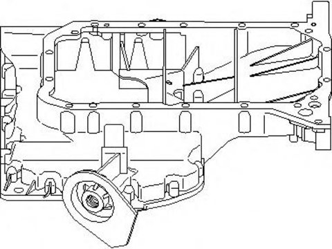 Baie ulei AUDI A4 limuzina (8D2, B5), AUDI A8 limuzina (4D2, 4D8), VW PASSAT limuzina (3B2) - TOPRAN 112 340
