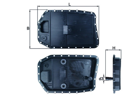 Baie ulei cutie viteze automata MAHLE BMW 1 (E81) 
