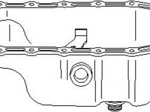 Baie ulei OPEL AGILA (A) (H00), OPEL VITA C (F08, F68), OPEL COMBO caroserie inchisa/combi - TOPRAN 207 316