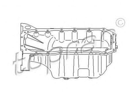 Baie ulei PEUGEOT 207 WA WC TOPRAN 722773 PieseDeTop