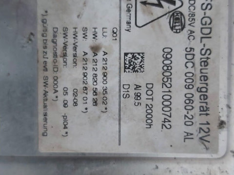 Balast - Calculator far mercedes e class w212 cod A212 900 35 02