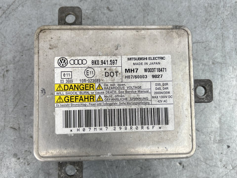 Balast droser xenon Audi A4 B8.5 Sedan 1.8 TFSI Manual, 170cp sedan 2013 (8K0941597)