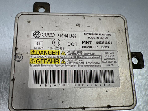 Balast droser xenon Audi A4 B8 Avant 2.0 TDI DPF Multitronic, 143cp sedan 2010 (8K0941597)