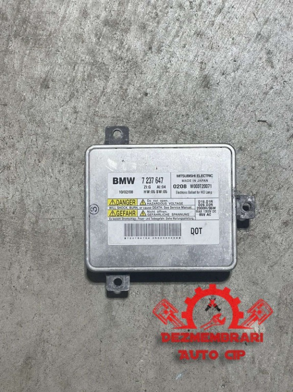 Balast far bi-xenon dreapta Bmw Seria 7 F01 3.0 d 63117237647