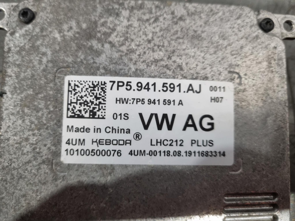 Balast xenon / Droser 7P5941591AJ / 7P59