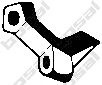 Banda cauciuc, sistem de esapament FORD TRANSIT CONNECT (P65_, P70_, P80_) (2002 - 2016) BOSAL 255-102