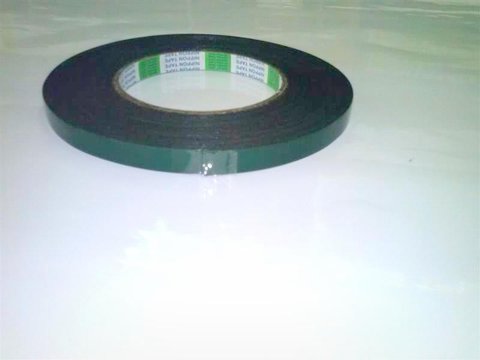 Banda dublu adeziva verde 10 mm X 10 m