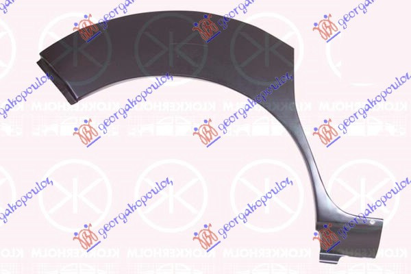 Bandou aripa spate 4 usi dreapta pentru Renault Kangoo 2003, 2004, 2005, 2006, 2007, 2008