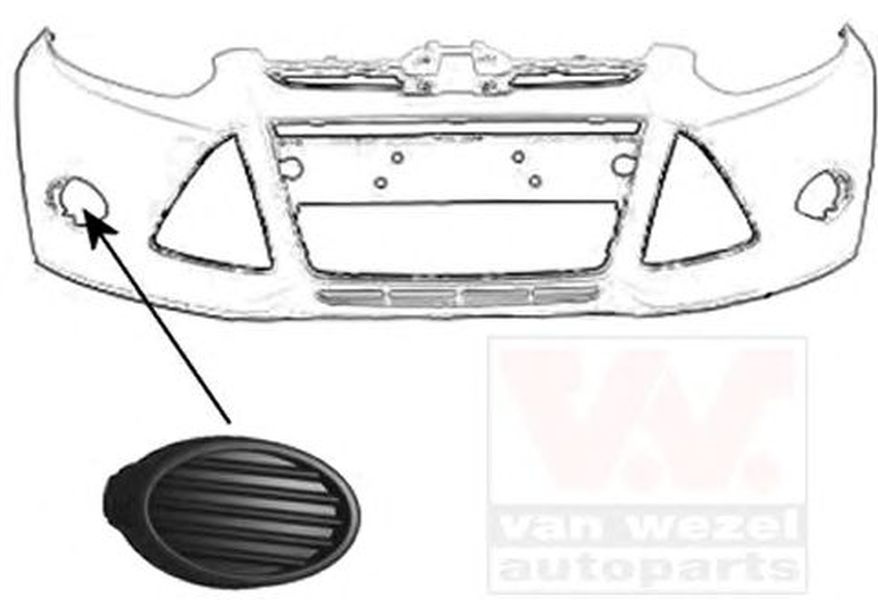 Bandou bara FORD FOCUS III limuzina VAN WEZEL 1945596