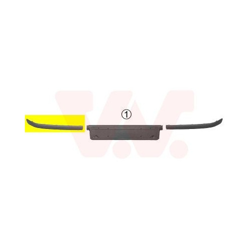 Bandou bara protectie Bmw Seria 3 (E46) Van Wezel 0646584 parte montare : dreapta, fata