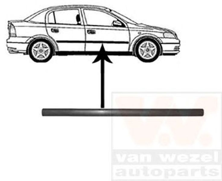 Bandou usa OPEL ASTRA G hatchback F48 F08 VAN WEZEL 3742424