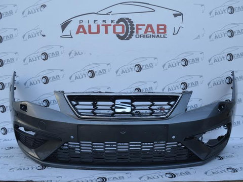 Bară față Seat Leon 5F FR Facelift an 2017-2018-2019 cu găuri pentru Parktronic și spălătoare faruri WCUI03N4WK