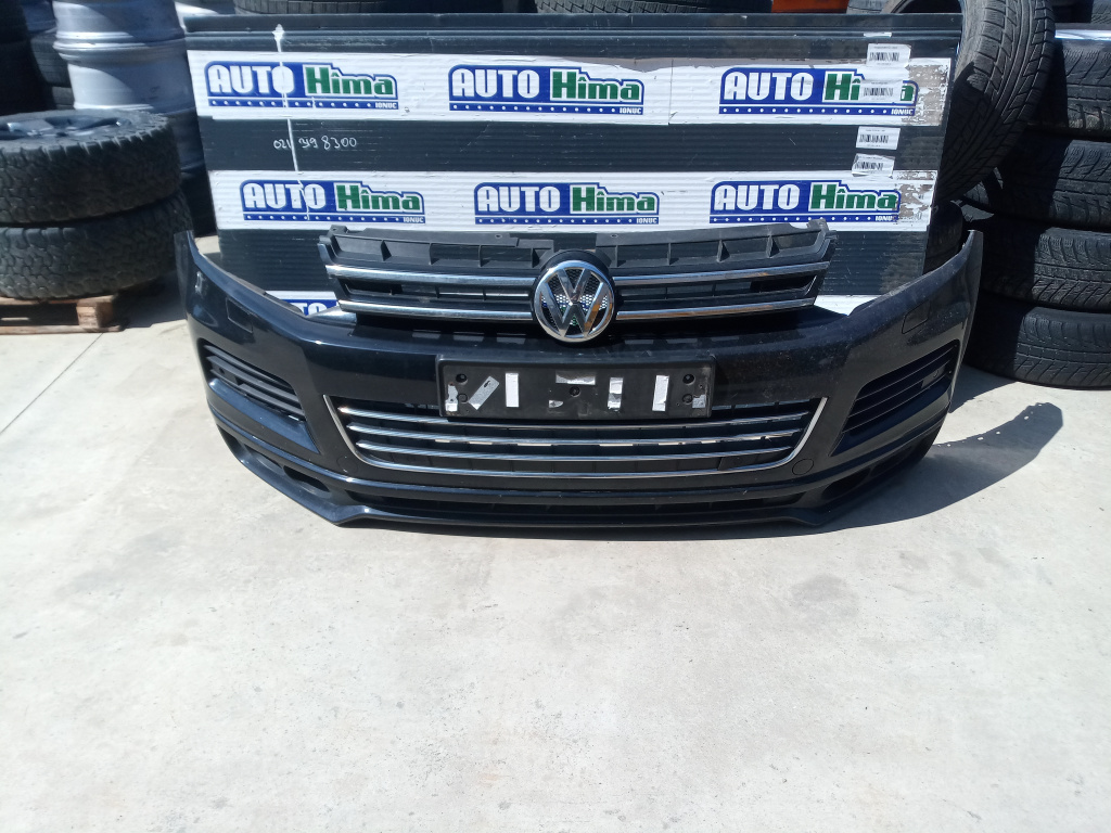 Bara de fata cu proiectoare 7P6807101A(Neagra) Volkswagen Touareg 7P 2010-2018