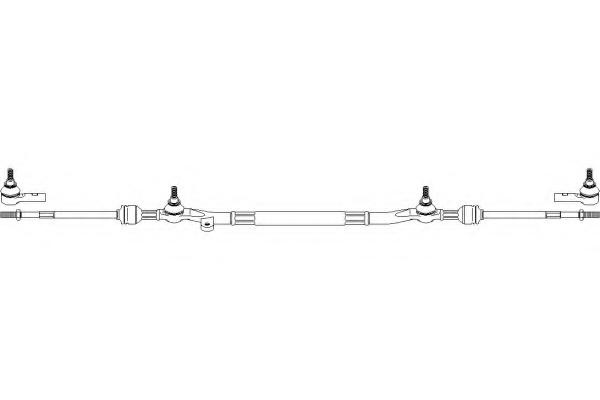 Bara directie MERCEDES-BENZ C-CLASS limuzina (W202), MERCEDES-BENZ C-CLASS Break (S202), MERCEDES-BENZ CLK (C208) - TOPRAN 401 216