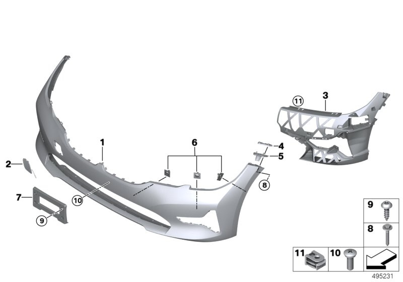 Bara fata BMW SERIES 3 (G20/G21) SDN/S.W. 18-
