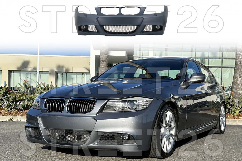 Bara Fata Compatibil Cu BMW Seria 3 E90 E91 Sedan Touring LCI (2008-2011) M-Technik Design