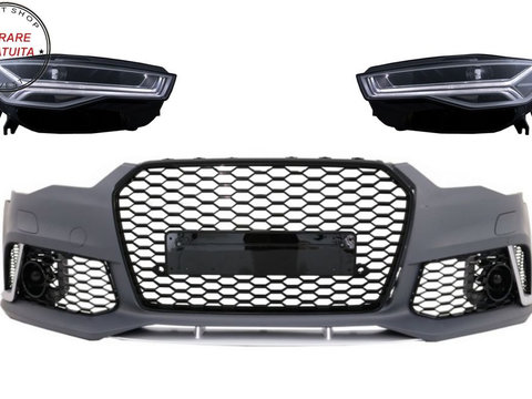 Bara Fata cu Faruri Full LED Semnalizare Dinamica Secventiala Audi A6 4G (2011-201- livrare gratuita