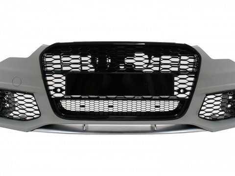 Bara Fata cu Grila Centrala compatibil cu Audi A6 C7 4G Pre Facelift (2011-2015) RS6 Design Tuning Audi FBAUA64GRSG